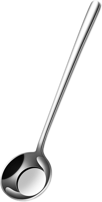 리브문 316 스테인리스 롱핸들 스푼 B (납작)타입, 1개, 실버