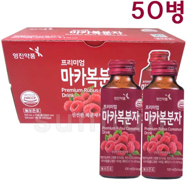 영진약품 프리미엄 마카복분자, 100ml, 50개