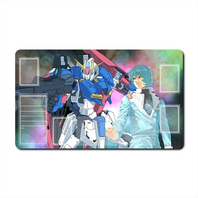 쿠쿠스토어 003502mm 반다이 애니메이션 건담 게임 카드 GCG DIY 플레이매트 프리덤 GQuuuuuuX 사자비 에어, 05 30