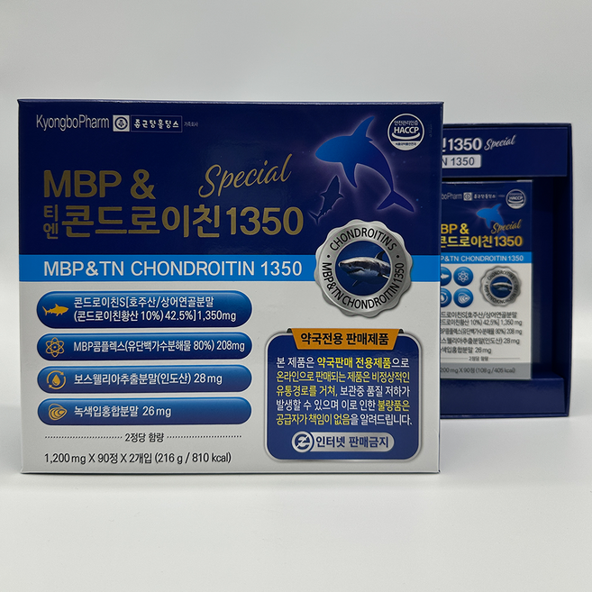MBP &티엔 콘드로이친1350 스페셜, 1개, 180정