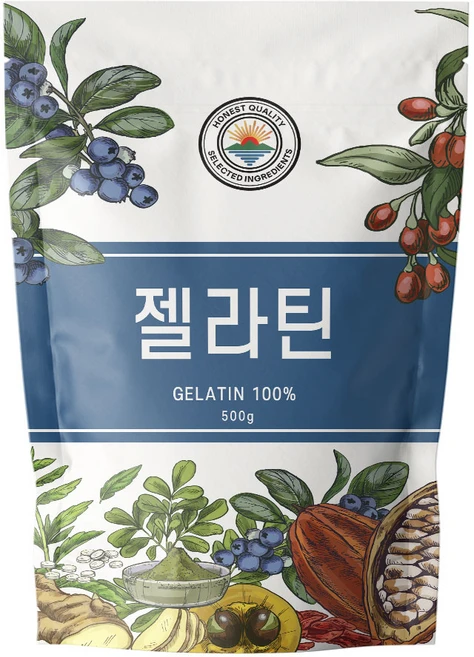 해나식품 젤라틴 가루 할랄(HALAL) 인증제품, 500g, 1개 - 쿠팡