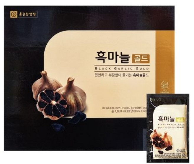 건강 흑마늘골드 80ml 60포