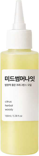 발향력 좋은 프래그런스 오일 원액, 54.미드썸머나잇, 100ml, 1개