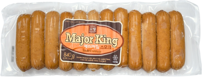 [현대프리마켓] 오뗄 메이저킹 스모크 소시지, 2개, 1.68kg