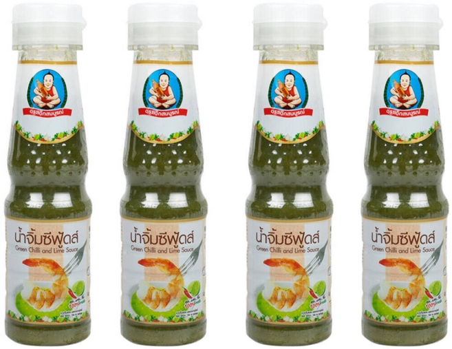 [태국 씨푸드소스] HB Green Chilli & Lime Thai Dipping Sauce 165g x (4+1병 더 드립니다), 1개