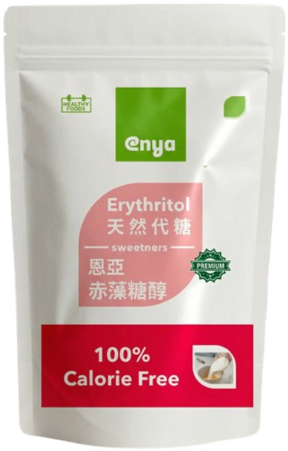 恩亞enya 赤藻糖醇複方菊糖添加 低GI零熱量代糖 生酮烘焙適用, 500g, 1個