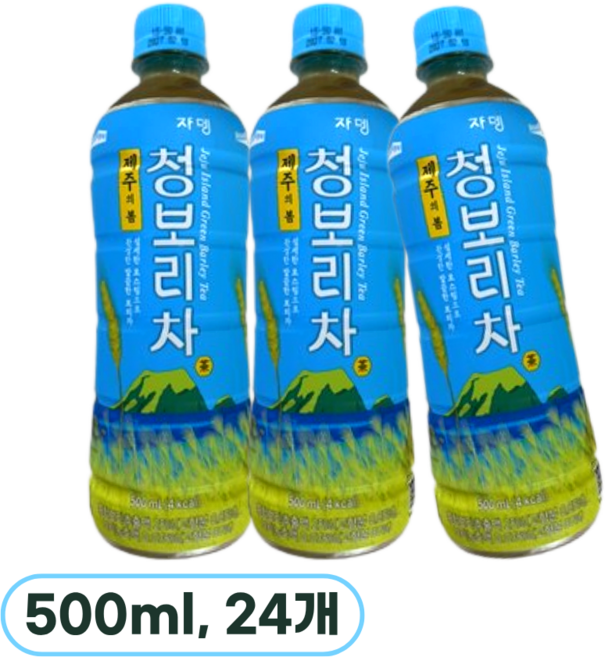 쟈뎅 제주의 봄 청보리차, 500ml, 24개