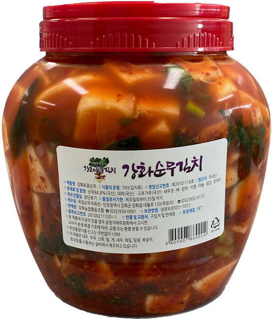 전통비법 그대로 개운한 맛 강화 순무 김치, 1.4kg, 1개