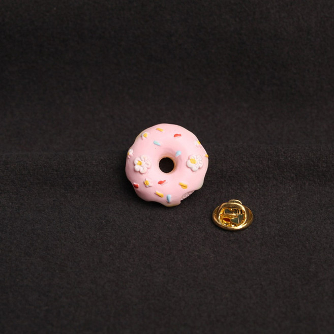 미니 뱃지 뺏지 패션 브로치 플라워 꽃 음식 채소 과일 동물