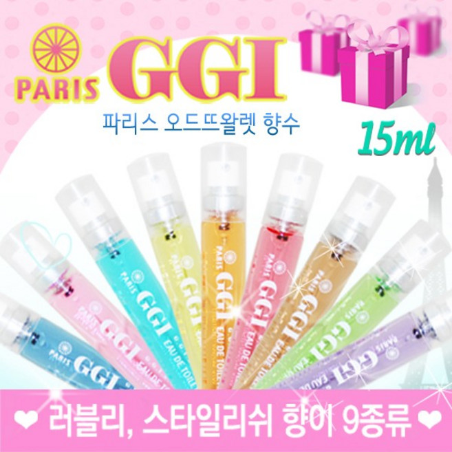 지지아이 향수 15ml 러블리 향수 9종, 1개