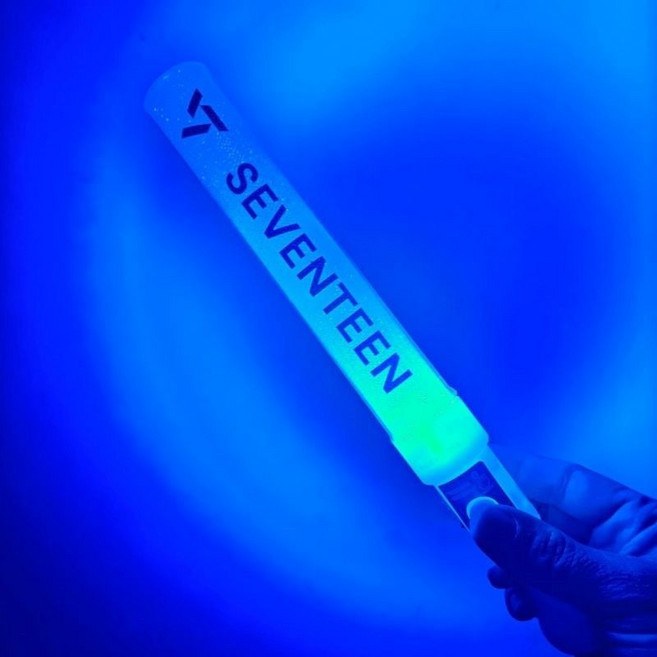 SEVENTEEN 應援棒 演唱會 發光道具 粉絲手燈, 1個, 【seventeen】藍色
