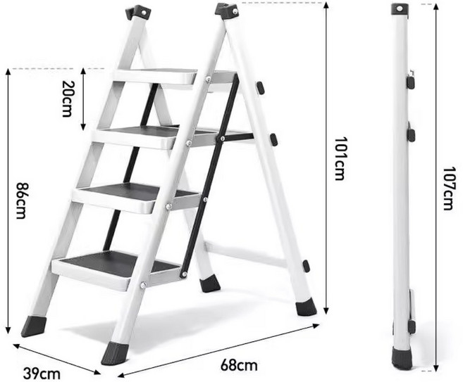 정승프로덕츠 가정용 고탄성 산업용 사다리, 1개