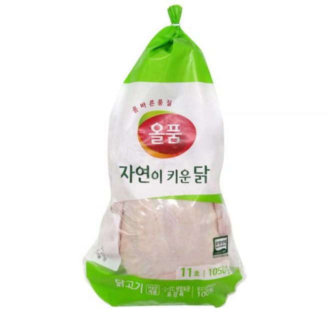 올품 냉장 무항생제 육계 통닭 11호 백숙용 생닭 올품 무항생제 냉장 육계 통닭 11호 395540, 무항생제 육계통닭(생닭)11호, 1개, 1.05kg