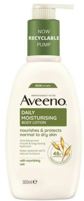 Aveeno 아비노 데일리 모이스춰라이징 바디 로션 300ml, 1개