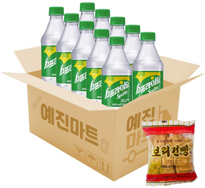 예진마트 스프라이트 업소용 500mlx10페트 pol*418YY, 500ml
