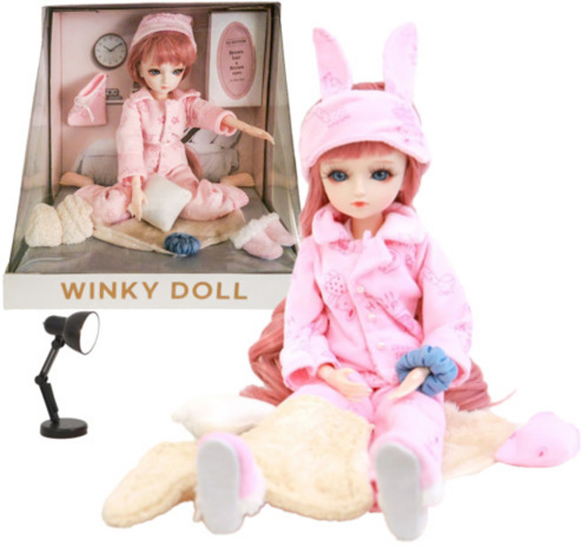 72000 윙키돌 루디 퍼스트 에디션 고급관절인형 친구 선물하기, 1개