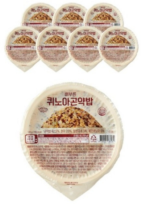 그로서리서울 배부른 퀴노아곤약밥, 140g, 32개