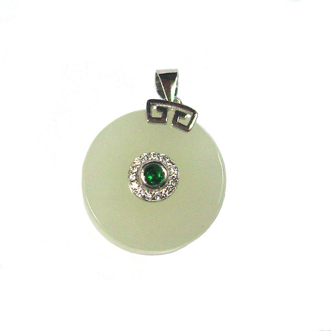 블랙제이드 춘천옥목걸이S002S, 1개