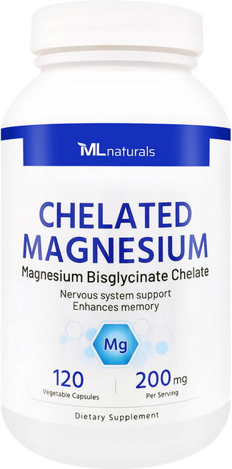 [미국빠른직구] 마이라이프 내추럴스 킬레이트 마그네슘 120정, 1개