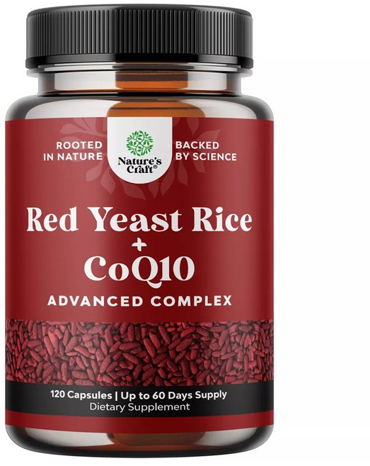 NaturesCraft 紅麴 + 輔酶Q10膠囊, 1個, 120錠