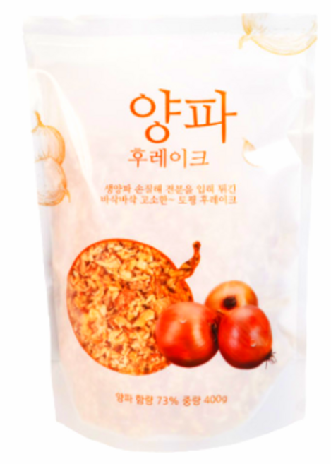 신슈 양파 후레이크 토핑, 7개, 400g