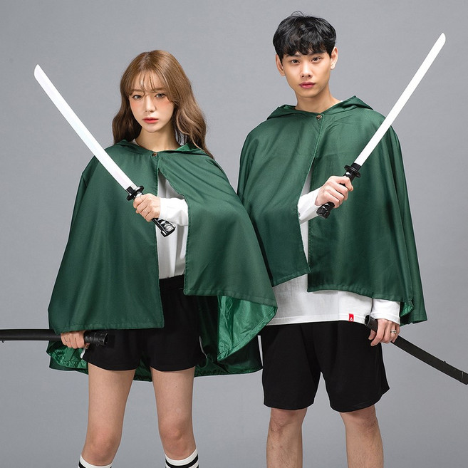진격의 조사병단 반티세트 망토 코스프레 졸사컨셉 할로윈 의상