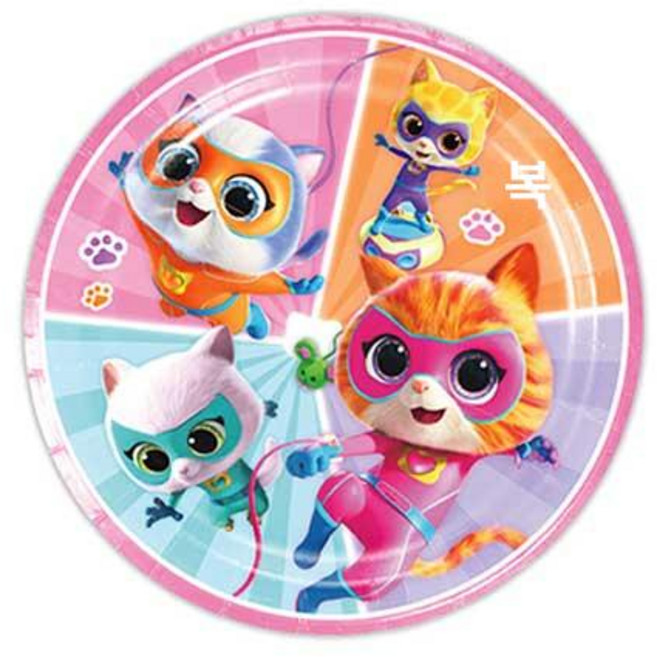 주토피아 파티용품 어린이집 키즈 여우 파티 토끼 이벤트 풍선 초등 주디, 1개, 종이 접시 9인치 10개