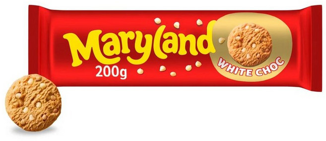 영국 메릴랜드 Maryland White Choc 화이트 초코 초코칩 쿠키, 2개, 200g