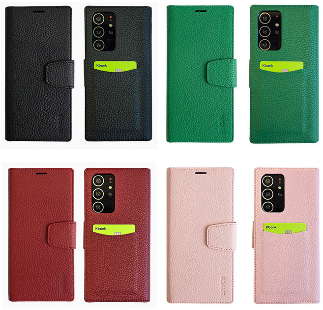 에디터 갤럭시A16 갤럭시버디4 공용 스마일 백포켓 다이어리