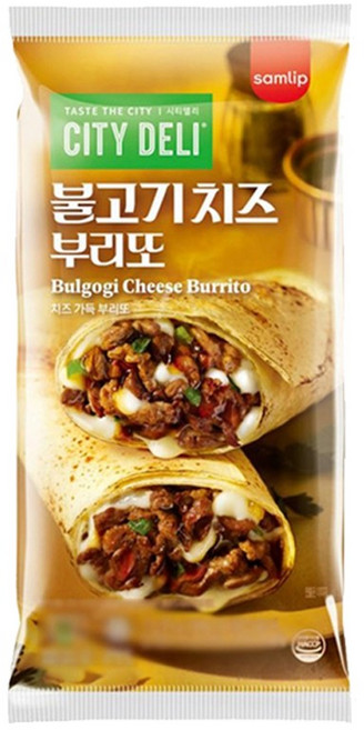 삼립 불고기치즈 부리또 115g x 10개