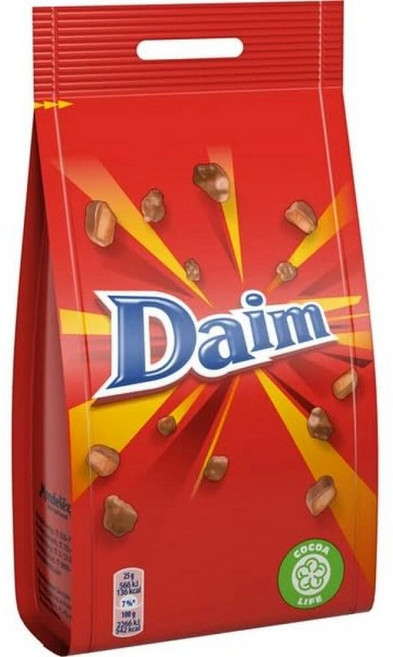 Marabou - Daim Mini 오리지널 스웨덴 밀크 초콜릿 캔디 프랄린 스위트 1백 140g, 1