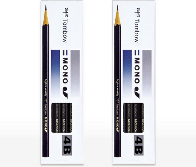 톰보우 모노J 연필 (2타 묶음), 1세트, 4B