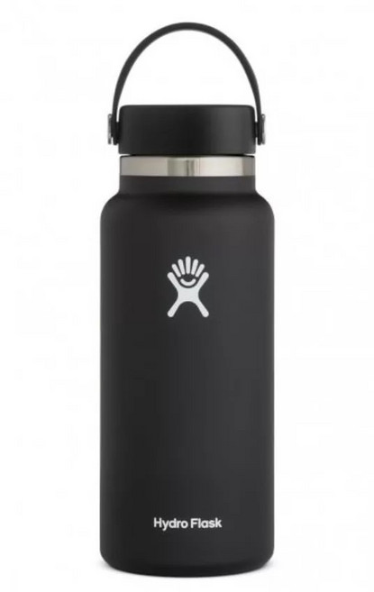 하이드로 플라스크 텀블러 32oz 946ml 대용량 물통, 블랙 40oz 핸들 커버
