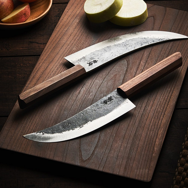 가보 GABO 숙수도 식도 주방 정육칼 셰프나이프 명품칼 일자 버선코 식칼, 1개, 버선코_월넛손잡이