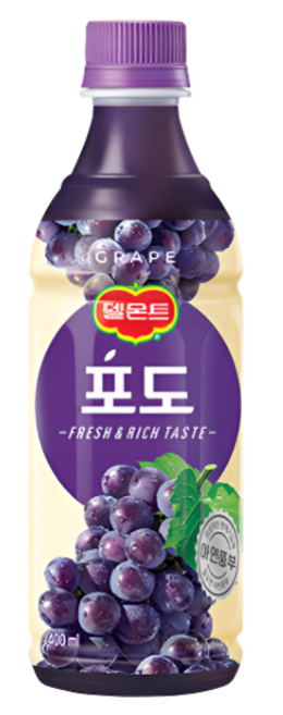 델몬트 포도 100 주스, 400ml, 10개