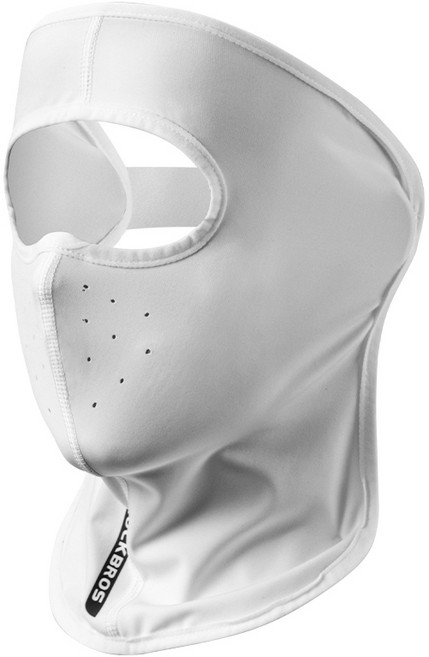 자외선차단 쿨 페이스커버 쿨링 얼굴가리개, 화이트_롱