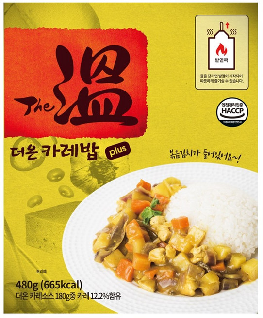 더온 카레밥 플러스, 480g, 1개