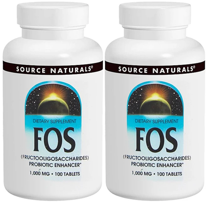 소스내츄럴스 FOS 파우더 1000mg 타블렛, 100정, 2개 - 쿠팡