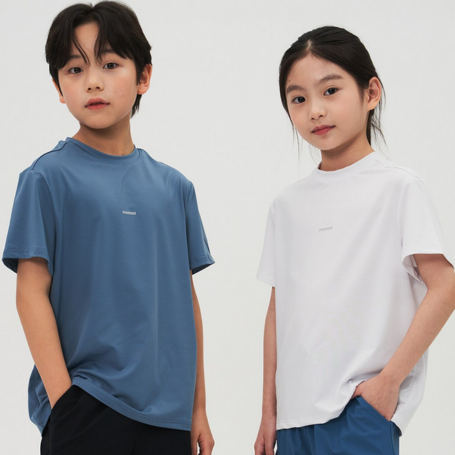 펌핑키즈 기능성 아동 반팔 국내생산