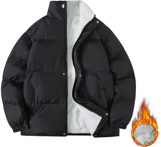 겨울 아우터 따뜻한 양털 방수 하이넥 패딩 숏 잠바 Sevenmoon