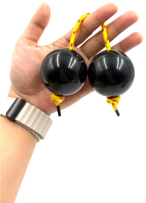 白毛猴樂器 asalato 入門款 節奏沙球 rhythmic sandball patica 初學 打擊樂器, 黑色, 1個