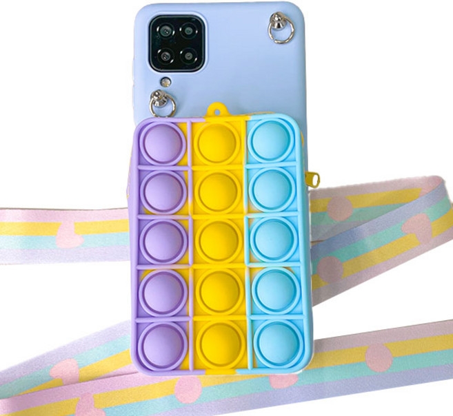 바이주주 갤럭시 동전지갑 푸쉬팝 팝잇 신비폰 키즈폰 목걸이 케이스