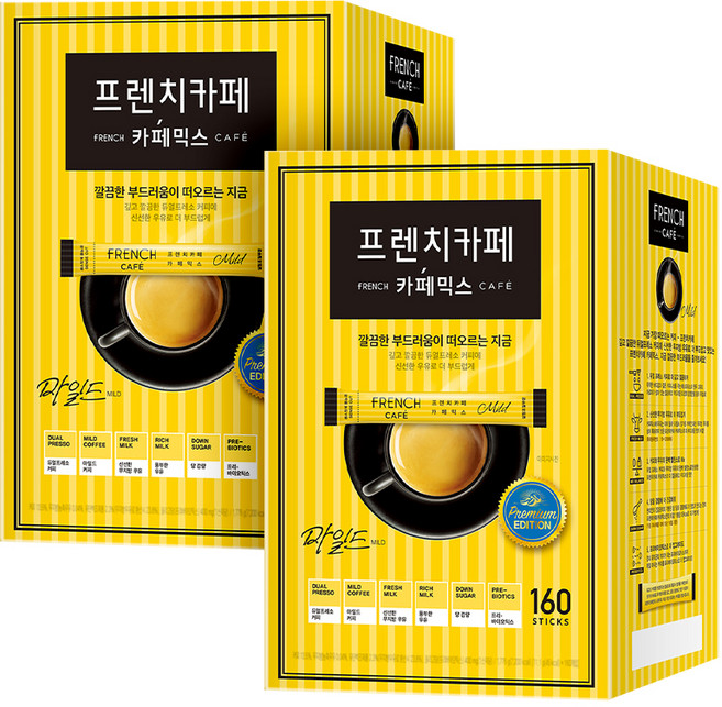 프렌치카페 카페믹스, 11.1g, 160개입, 2개