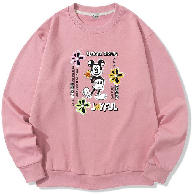 일루소 디즈니 소프트 특양면 조이풀 미키 맨투맨