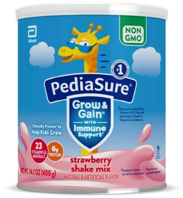 페디아슈어 그로우엔게인 파우더 딸기 400g(3개), 3. 딸기, 1개, 400g