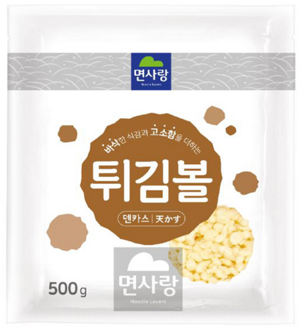 면사랑 튀김볼(덴카스) 500g, 1개