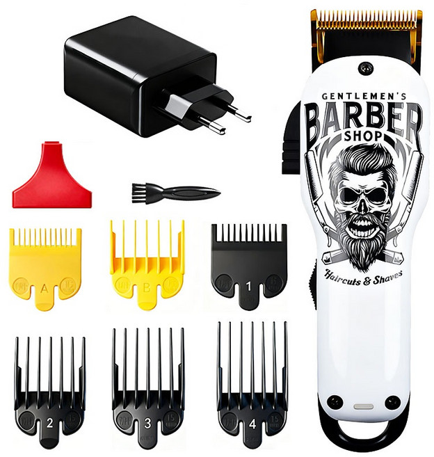 BESTBOMG 전문가용 남자 헤어 바리깡 이발기 클리퍼 미용실 전동 이발기, Y4-X1
