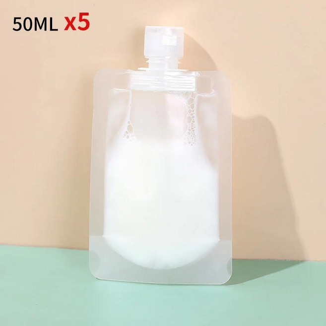 30/50/100ml 리필 가능 포장 가방 여행 필수 로션 화장품 샴푸 샤워 젤 휴대용 메이크업 유체