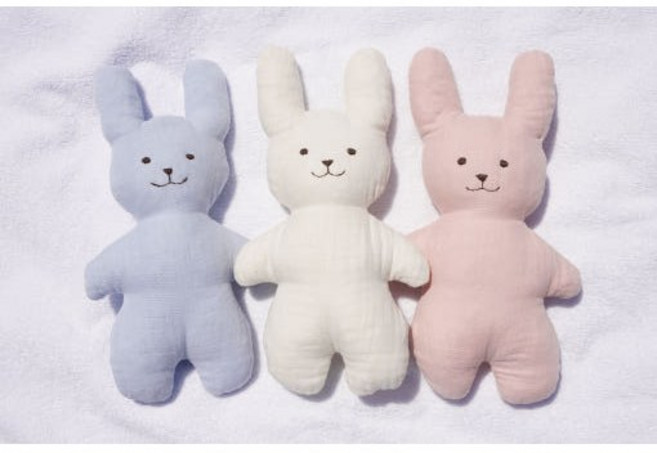 거즈인형 토끼 토리 애착인형 만들기 DIY 기념일선물 태교바느질 출산선물 임신선물 애착인형, 핑크, X(추가 안함), 1개