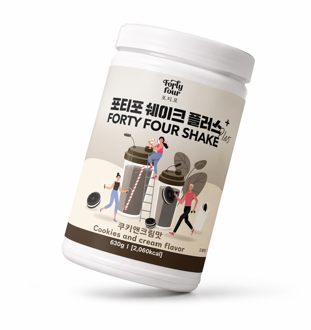 포티포 단백질 쉐이크 쿠키앤크림맛, 1개, 630g
